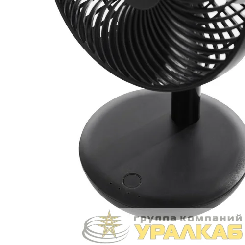 Вентилятор настольный 6Вт USB черн. DUX 60-0215 детальная картинка