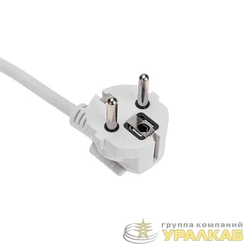 Удлинитель 3х3м с заземл. STANDARD 3х1кв.мм бел. Rexant 