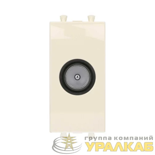 Розетка телевизионная оконечная TV 1мод. Avanti "Ванильная дымка" DKC 4405521 детальная картинка