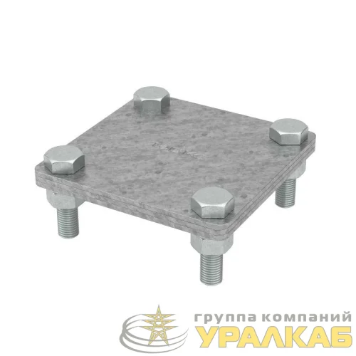 Соединитель полоса-полоса 25-40мм с разделит. пластиной 80х80мм DKC NG3105 детальная картинка