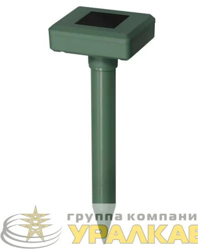 Отпугиватель кротов/грызунов ультразвуковой 25см солнечная батарея (акумуляторы в комплекте) черн. Космос KOC_KR102 детальная картинка