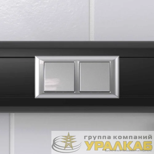 Рамка-суппорт 4мод. Avanti для In-liner Front серебристый металлик DKC 4404914 детальная картинка