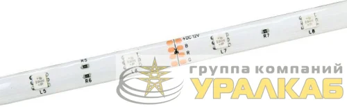Лента светодиодная LED LSR-5050RGB30-7.2-IP65-12В (уп.3м) IEK LSR2-3-030-65-3-03 детальная картинка