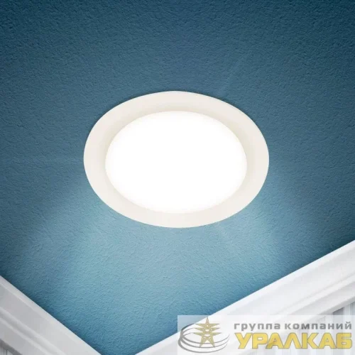 Светильник светодиодный LED 17-12-4K 12Вт 4000К встраив. круглый ЭРА 
