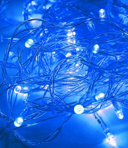 Гирлянда светодиодная 50LED провод 6.5м 8 режимов мигания Космос KOC_GIR50LED_B детальная картинка Гирлянда светодиодная 50LED провод 6.5м 8 режимов мигания Космос KOC_GIR50LED_B детальная картинка