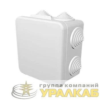 Коробка распределительная ОП 100х100х55мм IP54 бел. ГУСИ С3В108 Б Евро