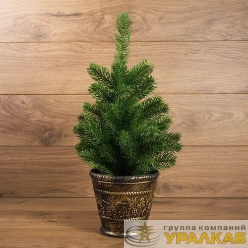 Елочка 45см IP20 литая в пластик. горшочке Neon-Night 