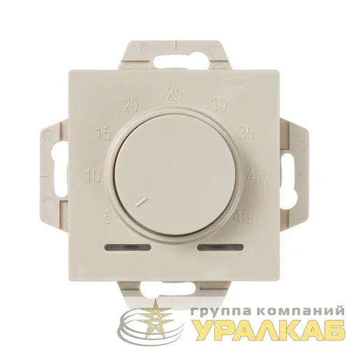 Механизм термостата ATLASDESIGN электрон. теплого пола с датчиком 10А беж. SchE ATN000235 детальная картинка