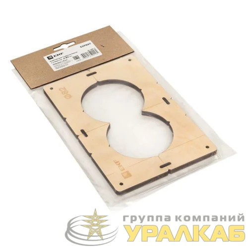 Шаблон для подрозетников c 2 отв. d82мм Expert EKF sh-d82-2 детальная картинка
