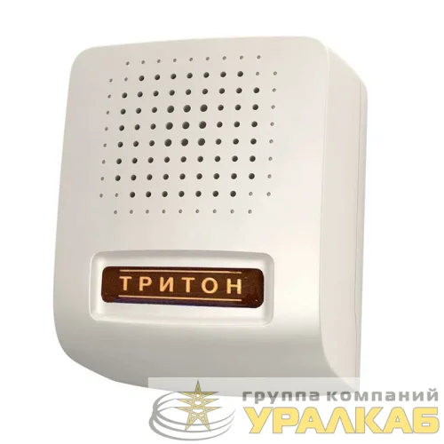 Звонок проводной Соло соловей 220В 80-90дБА бел. Тритон СЛ-05 детальная картинка