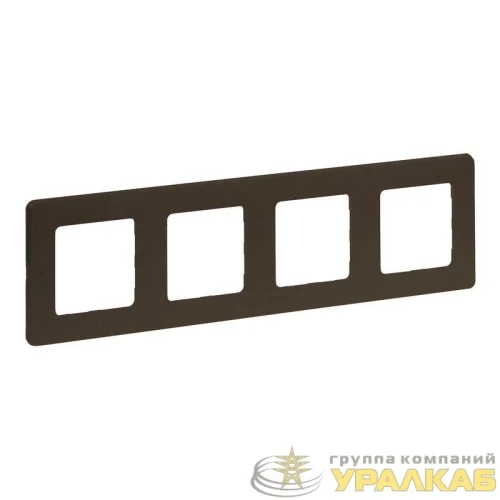Рамка 4-м Inspiria бронз. IEK 
