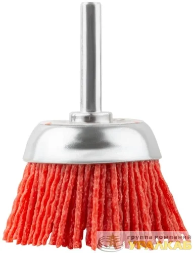 Корщетка-чашка нейлоновая со штифтом 50мм FIT 