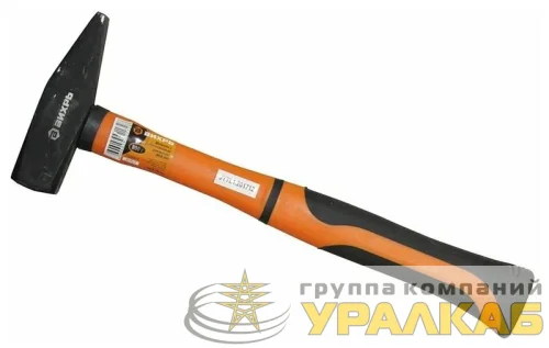 Молоток 800г квадр. боек фиберглассовая двухкомпонентная ручка Вихрь 73/6/8/7 детальная картинка