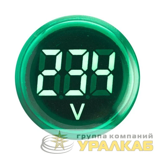 Индикатор значения напряжения ED16-22VD зел. PROxima EKF ed16-22vd-g детальная картинка
