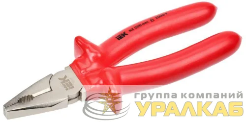Пассатижи диэлектрические Profi 200мм 1000В ARMA2L 3 IEK A2L3-PL20-K2-200 детальная картинка
