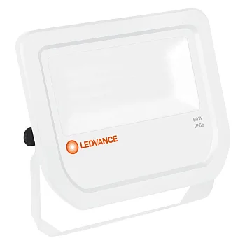 Прожектор светодиодный FLOODLIGHT ДО 50Вт 3000К 5250Лм IP65 бел. LEDVANCE 4058075097582