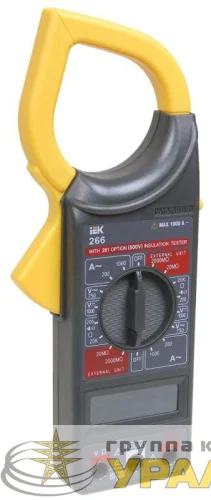 Клещи токоизмерительные Expert 266 IEK TCM-1S-266 детальная картинка