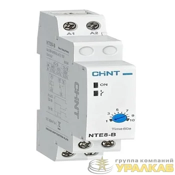 Реле времени NTE8-480B (задержка времени включения) 0.5-8мин 1НО AC 230В (R) CHINT 