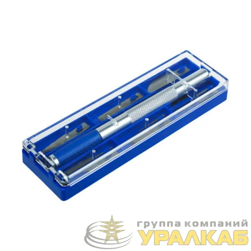 Набор скальпель со сменными лезвиями 7 предметов Rexant 
