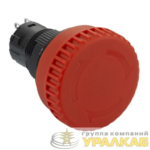 Кнопка аварийного останова 16мм 2НЗ SchE XB6ETN521P детальная картинка
