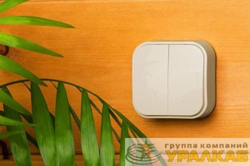 Выключатель 2-кл. ОП Quteo 10А IP20 10AX сл. кость IEK 