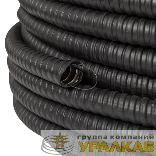 Металлорукав в ПВХ изоляции Р3-ЦПнг 15 d15мм с протяжкой (уп.50м) EKF mrzp-15-50 детальная картинка