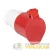 Розетка кабельная 32А 380В 3P+РЕ IP44 (224) EKF ps-224-32-380 детальная картинка
