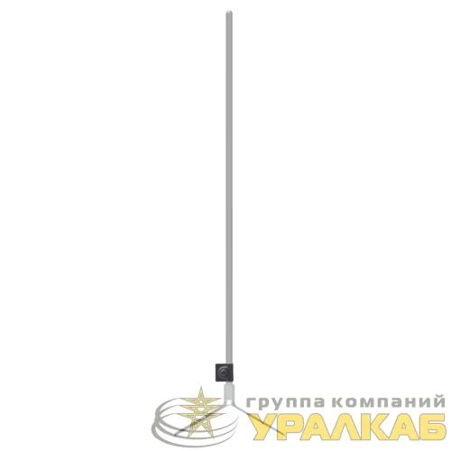 Молниеприемник коньковый с угловым зажимом 1500мм DKC NL6150 детальная картинка