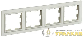 Рамка 4-м BRITE РУ-4-БрКр беж. IEK BR-M42-K10