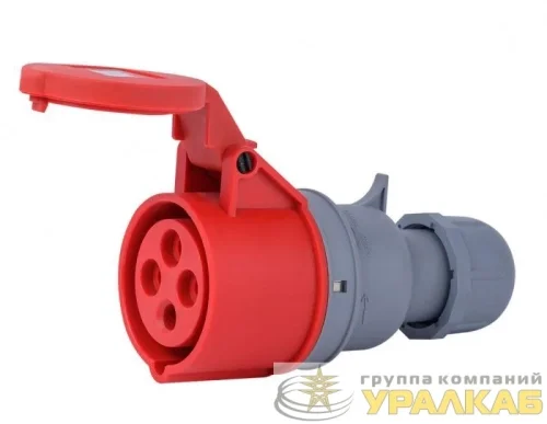 Розетка переносная 3Р+РЕ 32А 380В IP44 РП-103 DEKraft 