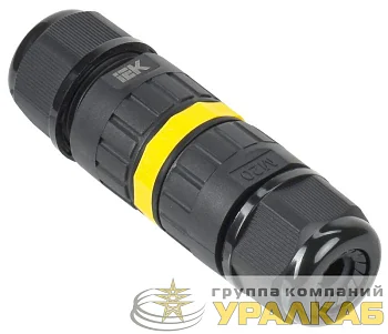 Коннектор кабельный герметичный WTP-102 3 PIN IP68 IEK 