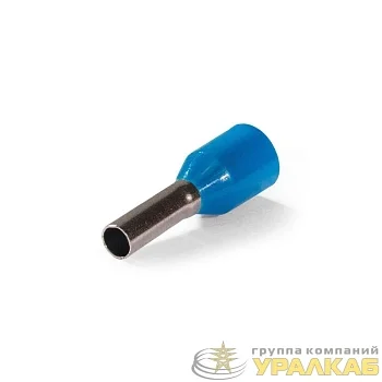Наконечник штыревой втулочный изолированный НШВИ 2.5-8 ЕВРО син. КВТ 