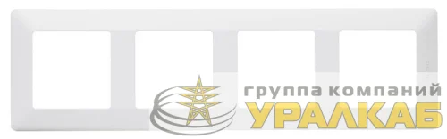 Рамка 4-м Valena Life универсальная бел. Leg 754004 детальная картинка