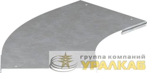 Крышка для угла лестничного 45град. осн.400 L580 R300 сталь LESTA HDZ гор. оцинк. IEK 