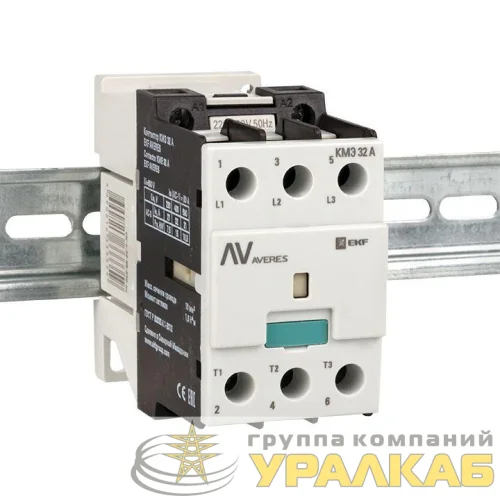 Контактор КМЭ 32А кат. 230В AC AVERES EKF 