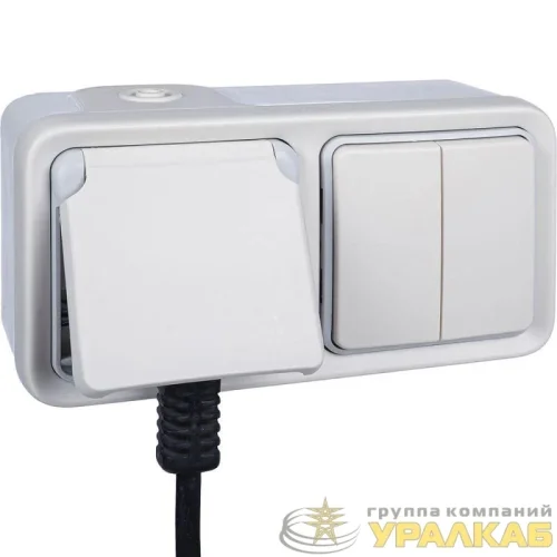 Коробка установочная ОП 2-м Plexo горизонт. бел. Leg 