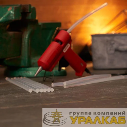Стержень клеевой d=7.4мм L=200мм прозрачные (уп.10шт) Rexant 09-1103 детальная картинка