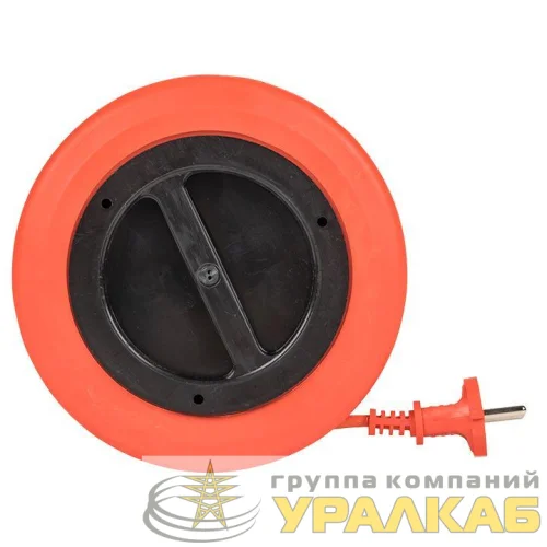 Удлинитель-рулетка 4х5м без заземл. 10А IP20 2.3кВт ПВС 2х0.75 PROxima EKF UBR-6-257-4-5 детальная картинка