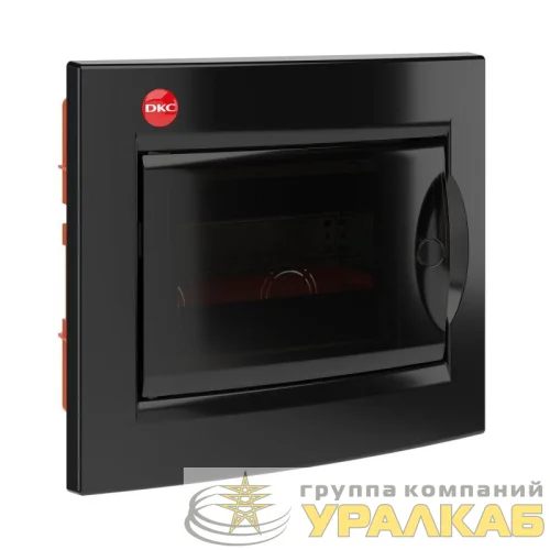 Щиток встраиваемый 8мод. IP41 черн. DKC 