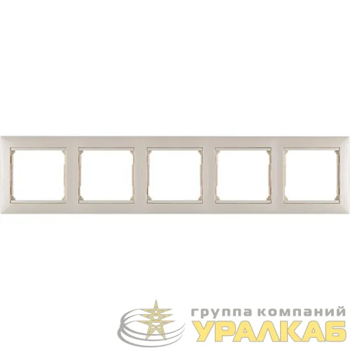 Рамка 5-м Valena горизонт. сл. кость Leg 774355 детальная картинка