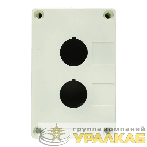 Корпус КП 102 2 кнопки белый EKF cpb-102-w детальная картинка