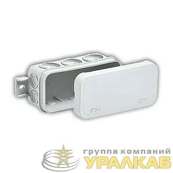 Коробка распределительная ОП 43х80х35мм 10 вводов IP54 бел. Ruvinil 67091Б