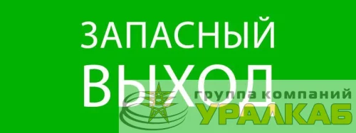 Пиктограмма "Запасный выход" 320х120мм (для EXIT SAFEWAY-40) EKF pkal-01-02 детальная картинка