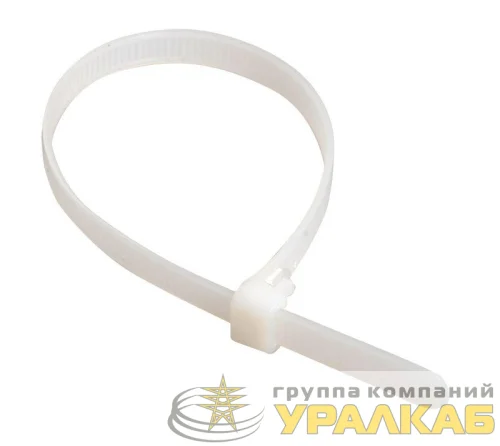 Хомут кабельный 3.6х200 нейл. бел. (уп.100шт) IEK 