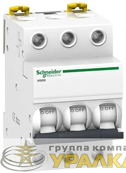 Выключатель автоматический модульный 3п C 25А 6кА iK60 Acti9 SchE A9K24325