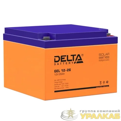 Аккумулятор GEL 12В 26А.ч  Delta 4614010140005