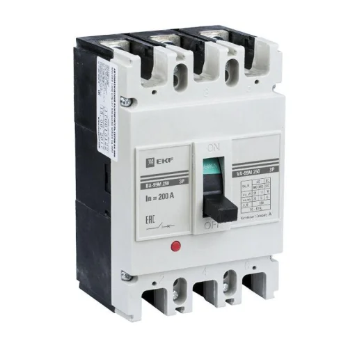 Выключатель автоматический 3п 250/125А 35кА ВА-99М PROxima EKF mccb99-250-125m детальная картинка