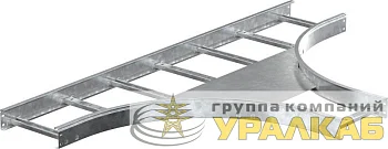 Ответвитель для лотка Т-образ. 80х200 R600 HDZ LESTA IEK CRT05-4-080-200-HDZ