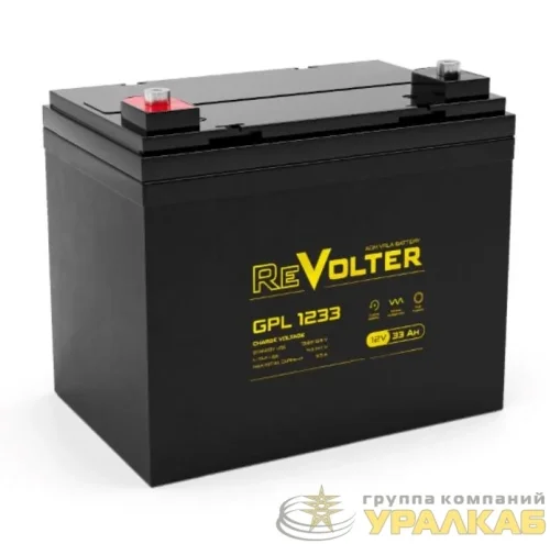 Аккумулятор 12В 33А.ч REVOLTER GPL 1233 детальная картинка