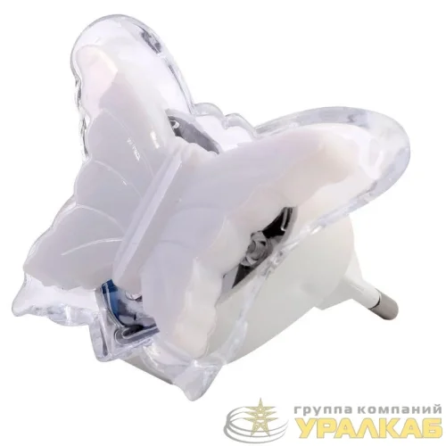 Светильник светодиодный ночник LED "Бабочка" RGB 220В Camelion NL-259 